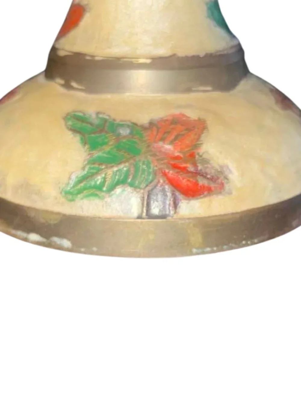 Vintage Handmade Brass Vase 9